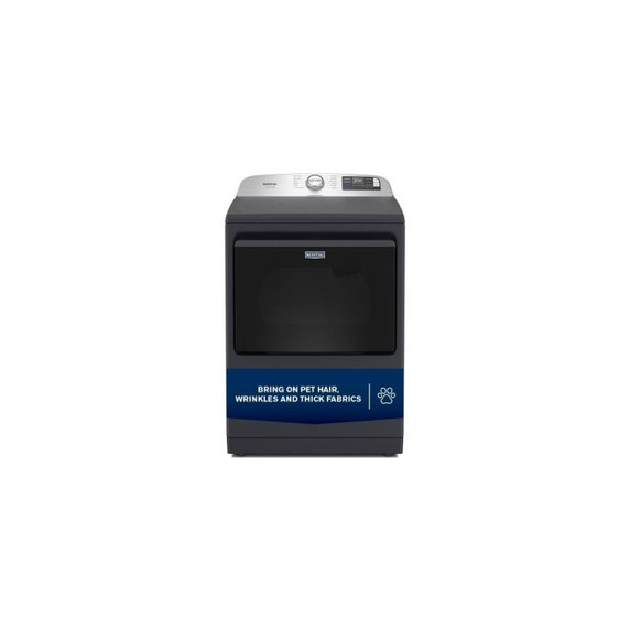 Maytag® 7.4 Cu. Ft. Pet Pro Top Load Electric Dryer with Extra Power and Sanitize Cycle YMED7205RF