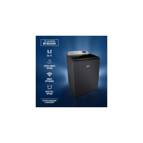 Maytag® 6.0 Cu. Ft. Top Load Agitator Washer with Extra Power and Smart Appliance MTW6205RF
