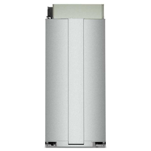 Kitchenaid® 20.8 Cu. Ft. 36" Built-In Side-by-Side Refrigerator features Exterior Water and Ice Dispenser with Measured Fill KBSD736SPS