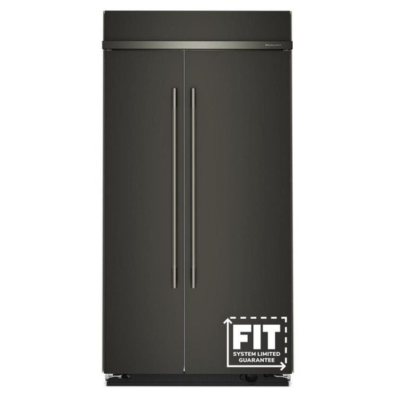 Kitchenaid® 25.5 Cu. Ft. 42" Built-In Side-by-Side Refrigerator with Platinum Interior KBSN742SJP