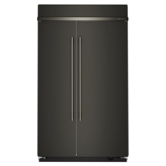 Kitchenaid® 30 Cu. Ft. 48" Built-In Side-by-Side Refrigerator with Platinum Interior KBSN748SBE