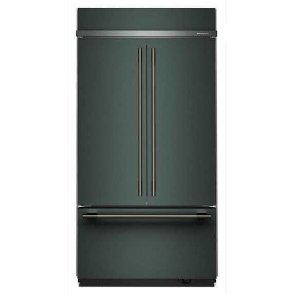 Kitchenaid® 24.2 Cu. Ft. 42" Built-In French Door Bottom Mount Refrigerator with Platinum Interior KBFN542SJP