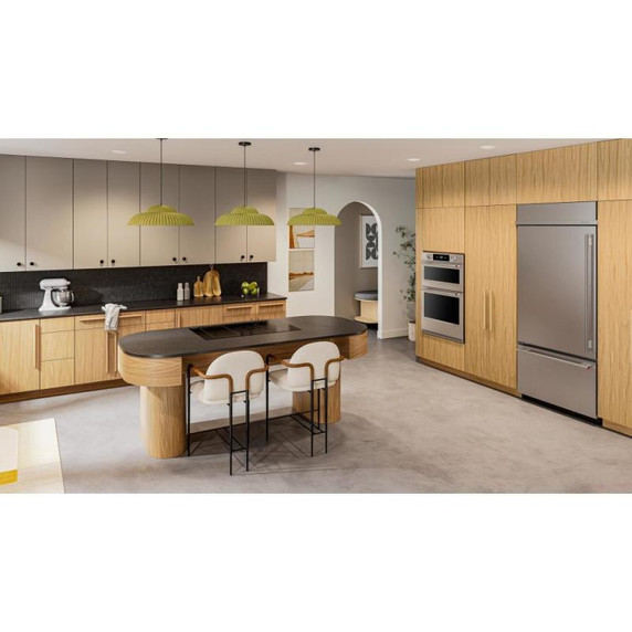 Kitchenaid® 20.8 Cu. Ft. 36" Built-In Bottom Mount Refrigerator with Platinum Interior KBBL336SPS