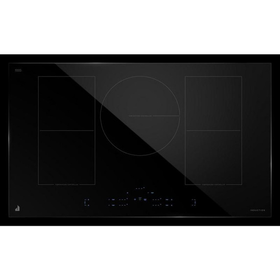 Jennair® 36" Oblivion Smart Induction Cooktop with Temperature-Controlled Cooking JICT736SB Jennair® 36" Oblivion Smart Induction Cooktop with Temperature-Controlled Cooking JICT736SB