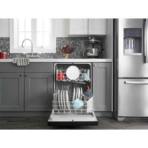 Open Box of Amana® 18 cu. ft. Top-Freezer Refrigerator with Electronic Temperature Controls ART318FFDW
