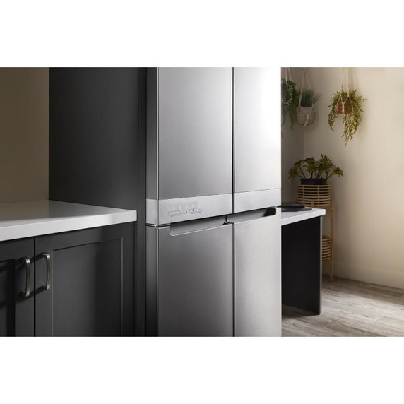 OPENBOX of Kitchenaid® 19.4 cu. ft. 36-inch wide Counter-Depth 4-Door Refrigerator with PrintShield™ Finish KRQC506MPS