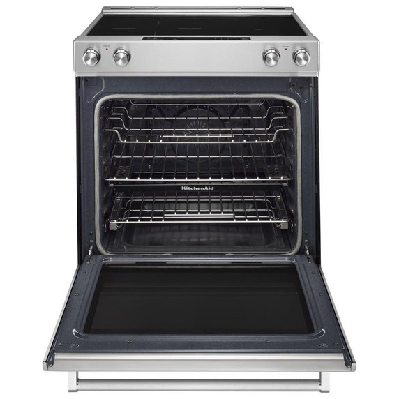 OPENBOX of Kitchenaid® 30-Inch 5-Element Electric Convection Slide-In Range with Baking Drawer YKSEB900ESS