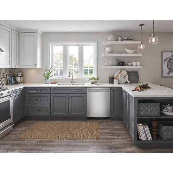 OPENBOX of Kitchenaid® 39 dBA Dishwasher in PrintShield™ Finish with Third Level Utensil Rack KDFE204KPS