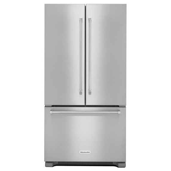 Openbox of Kitchenaid® 22 cu.ft. 36-Inch Width Counter Depth French Door Refrigerator with Interior Dispense KRFC302ESS Openbox of Kitchenaid® 22 cu.ft. 36-Inch Width Counter Depth French Door Refrigerator with Interior Dispense KRFC302ESS