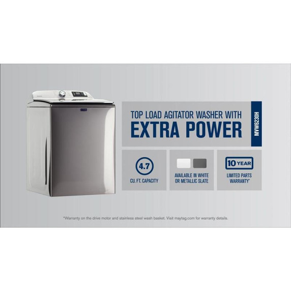 OPENBOX of Maytag® Smart Top Load Washer with Extra Power Button - 5.4 cu. ft. MVW6230HC (3 years warranty)