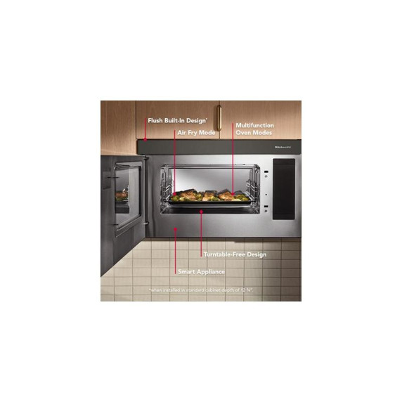 Kitchenaid® Multifunction Over-the-Range Microwave Oven with Flush Built-In Design YKMMF530PBE