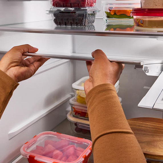 Whirlpool® 29 Cu. Ft. Family-Sized Capacity French door refrigerator with Flexible Temperature Drawer WRMF3636SW