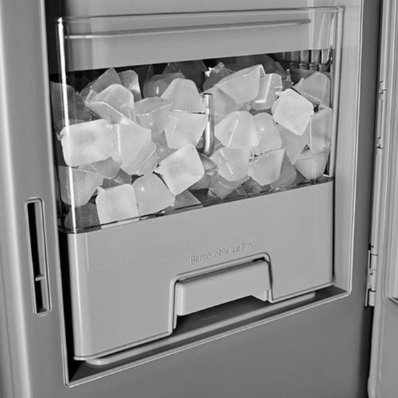 Kitchenaid® 29 cu. ft. French Door Refrigerator with Exterior Water and Ice and FreshChill™ Full-Width Refrigerated Drawer KRMF436SJP