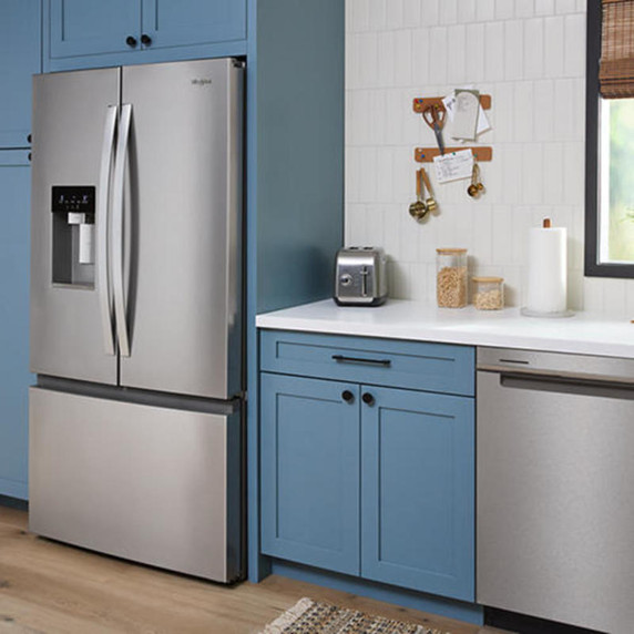 Whirlpool® 36-inch Wide True Counter Depth 3-Door French Door Refrigerator - 23.4 cu. ft. WRFC5036RZ