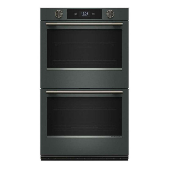 Kitchenaid® 30-inch Smart Electric Double Wall Oven with Assisted Cooking Modes - Juniper KOED730SJP
