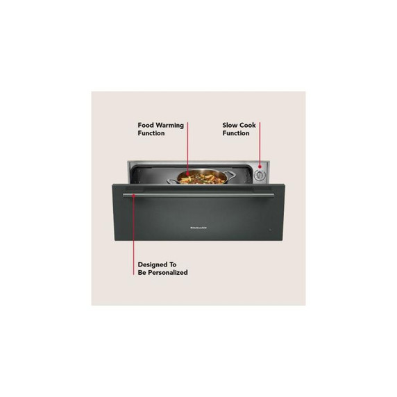 Kitchenaid® 30" Slow Cook Warming Drawer KWES730SJP