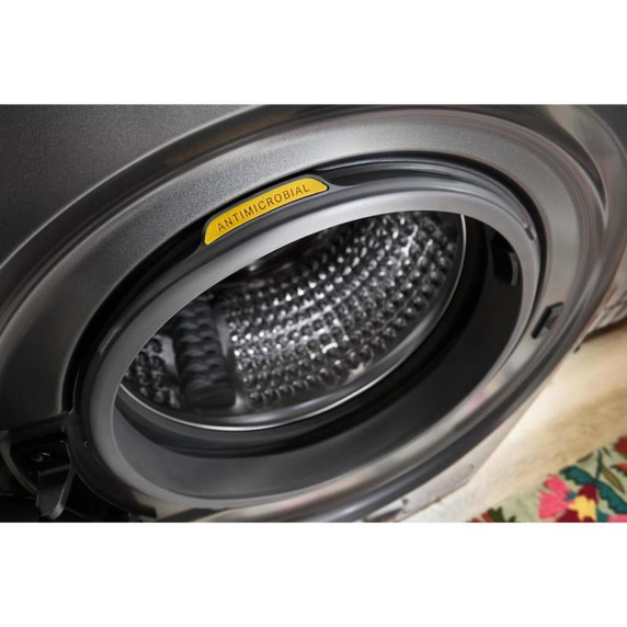 Whirlpool® 24-in Compact ENERGY STAR® Certified Ventless Heat Pump Laundry Tower with 3.2-cu. ft. I.E.C. Washer and Electric 4.3-cu ft Dryer YWFH5424SW