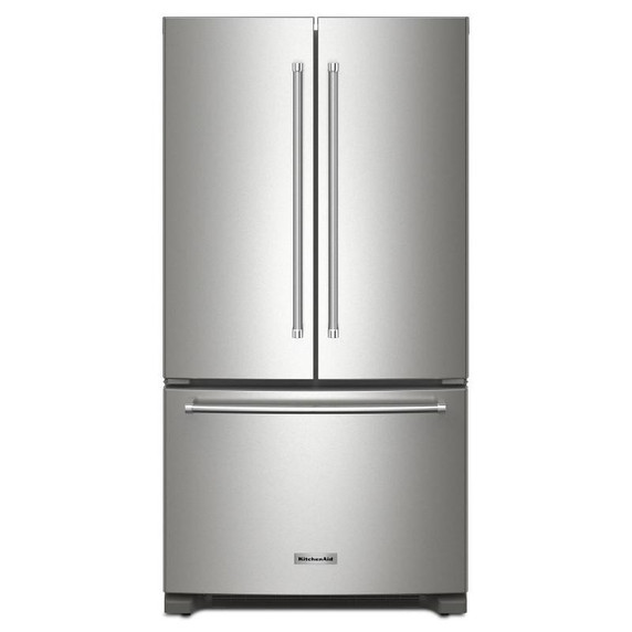 OPEN BOX of Kitchenaid® 20 cu. ft. 36-Inch Width Counter-Depth French Door Refrigerator with Interior Dispense KRFC136RPS (3 years warranty) OPEN BOX of Kitchenaid® 20 cu. ft. 36-Inch Width Counter-Depth French Door Refrigerator with Interior Dispense KRFC136RPS (3 years warranty)