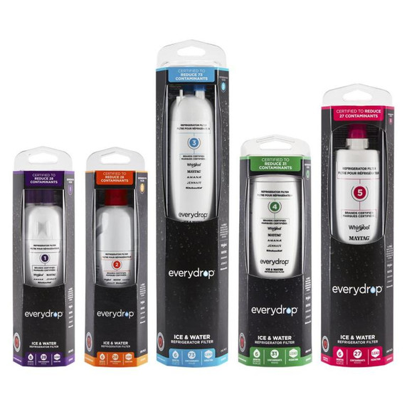 everydrop® Refrigerator Water Filter 4 - EDR4RXD1 (Pack of 1) EDR4RXD1