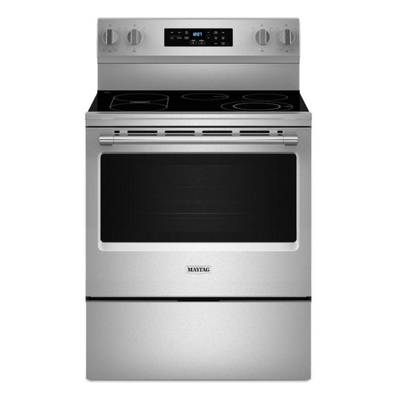 Openbox of Maytag® 30-Inch Convection Electric Range With No Preheat Air Fry and Air Baking - 5.3 Cu. Ft. YMFES6030RZ Openbox of Maytag® 30-Inch Convection Electric Range With No Preheat Air Fry and Air Baking - 5.3 Cu. Ft. YMFES6030RZ