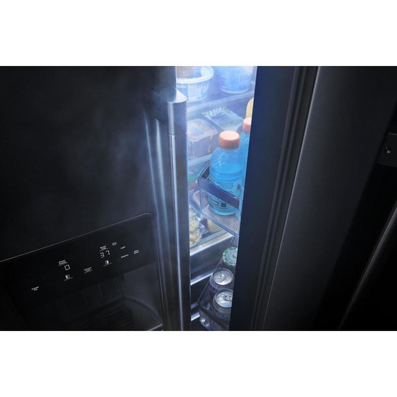 openbox Maytag® 36-inch Wide Full-Depth Side-by-Side Refrigerator with Arctic Blue Interior - 28.3 Cu. Ft. MRSF6636RZ 3 years warranty openbox Maytag® 36-inch Wide Full-Depth Side-by-Side Refrigerator with Arctic Blue Interior - 28.3 Cu. Ft. MRSF6636RZ 3 years warranty