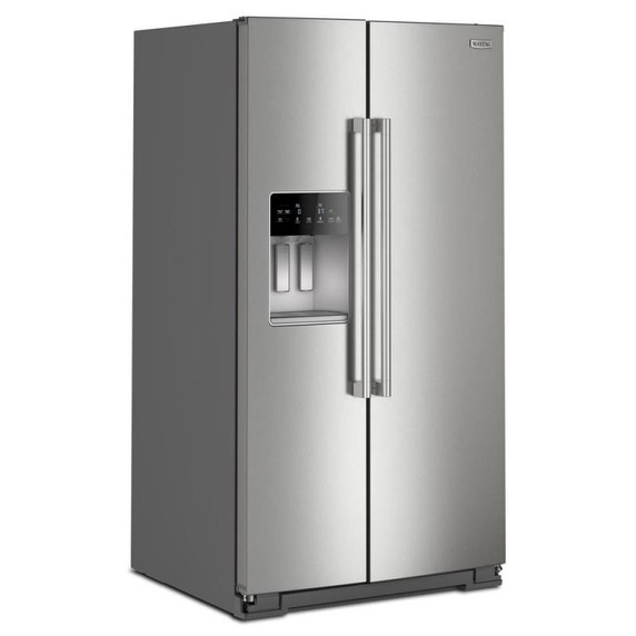 openbox Maytag® 36-inch Wide Full-Depth Side-by-Side Refrigerator with Arctic Blue Interior - 28.3 Cu. Ft. MRSF6636RZ 3 years warranty openbox Maytag® 36-inch Wide Full-Depth Side-by-Side Refrigerator with Arctic Blue Interior - 28.3 Cu. Ft. MRSF6636RZ 3 years warranty