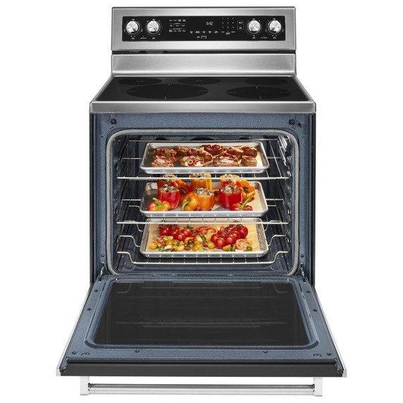 OPENBOX of Kitchenaid® 30-Inch 5-Element Electric Convection Range YKFEG500ESS (2 years warranty)