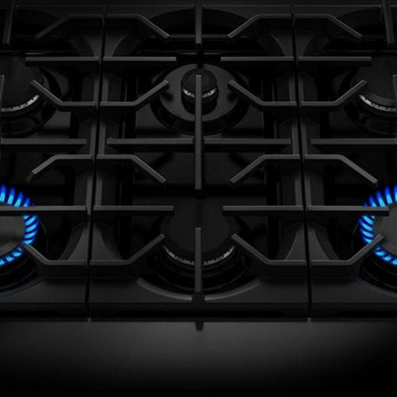 Kitchenaid® 48-Inch 6 Burner Commercial-Style Dual Fuel Range with Griddle KFDD948SDC