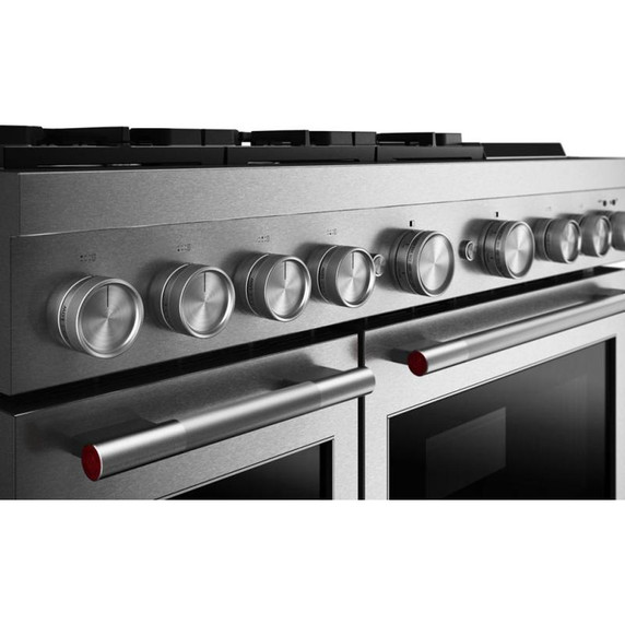 Kitchenaid® 48-Inch 6 Burner Commercial-Style Dual Fuel Range with Griddle KFDD948SSS