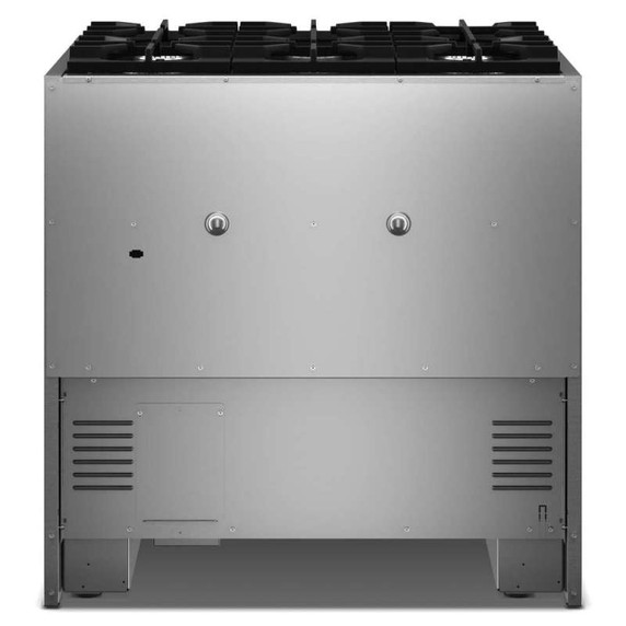 Kitchenaid® 36-Inch 6 Burner Commercial-Style Dual Fuel Range with No Preheat Air Fry Mode KFDS936SAG