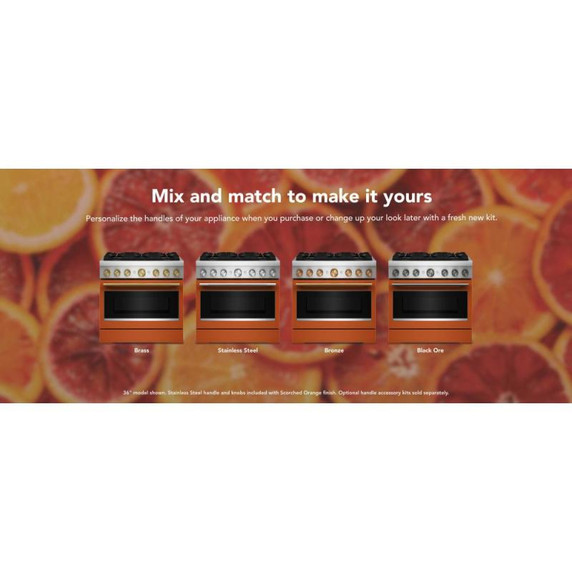 Kitchenaid® 36-Inch 6 Burner Commercial-Style Dual Fuel Range with No Preheat Air Fry Mode KFDS936SSC