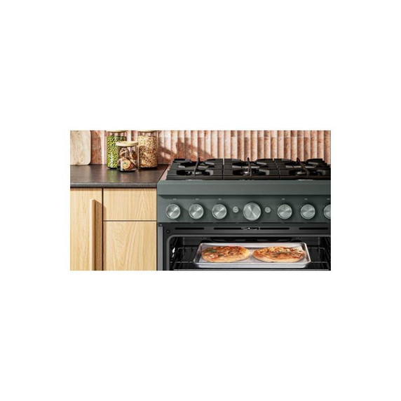 KitchenAid® 36-Inch 6 Burner Commercial-Style Dual Fuel Range with No Preheat Air Fry Mode KFDS936SJP