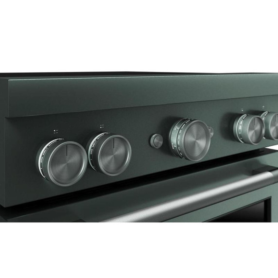 Kitchenaid® 30-Inch 4-Element Induction Freestanding Commercial-Style Range with Air Fry KFIS930SJP