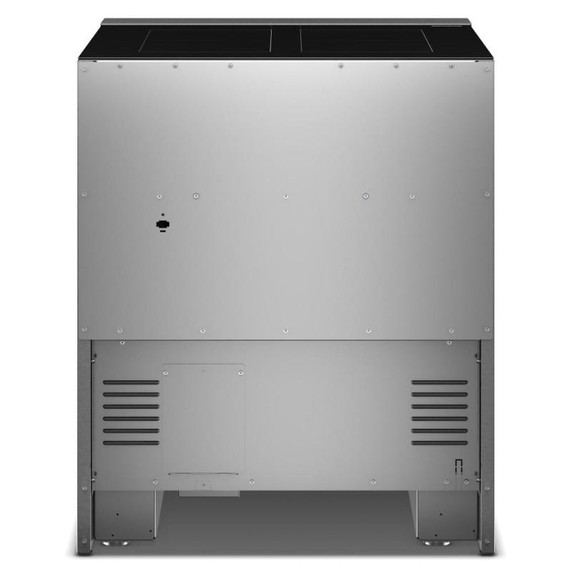 Kitchenaid® 30-Inch 4-Element Induction Freestanding Commercial-Style Range with Air Fry KFIS930SBE