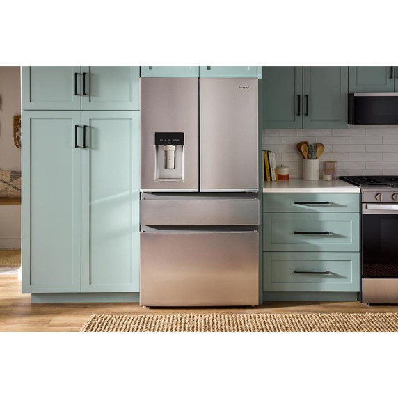 Whirlpool® 36-inch Wide True Counter Depth 4-Door French Door Refrigerator - 22 cu. ft. WRMC7036RV