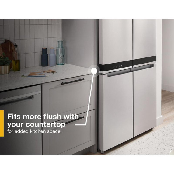 Openbox of Whirlpool® 36-inch Wide Counter Depth 4 Door Refrigerator - 19.4 cu. ft. WRQA59CNKZ (3 years warranty)