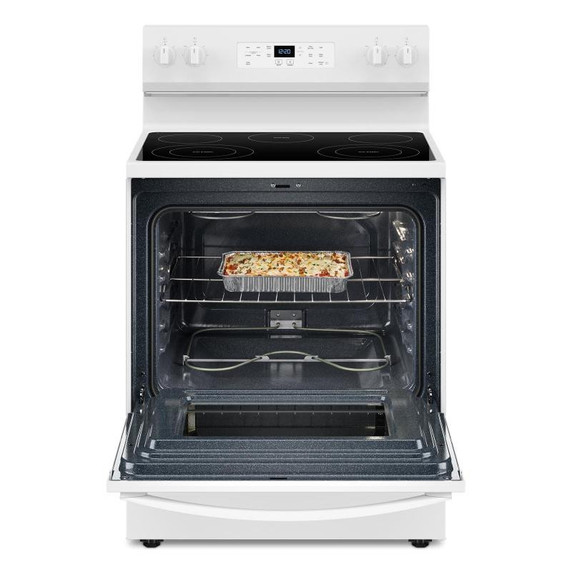 Openbox  Whirlpool® 30-inch Electric Range with Steam Clean YWFES3330RW (3 years warranty)
