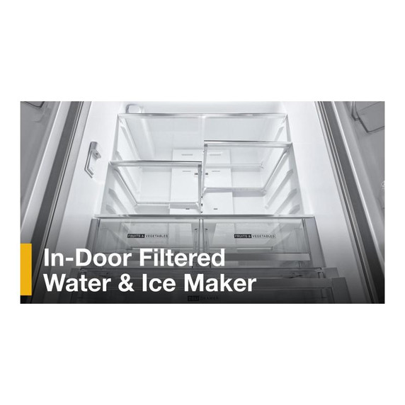 OPENBOX of Whirlpool® 36-Inch French Door Refrigerator with In-Door Water and Ice Maker - 30 cu. ft. WRFF3536SZ(2 years warranty)