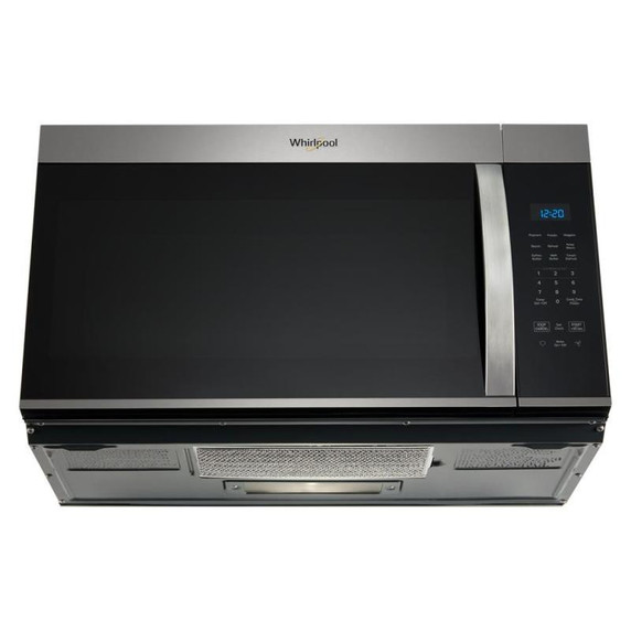 Open boxes of Whirlpool® 30’ W 1.7 cu. ft Over the range Microwave with 900-Watts Cooking Power YWMMS3130RZ