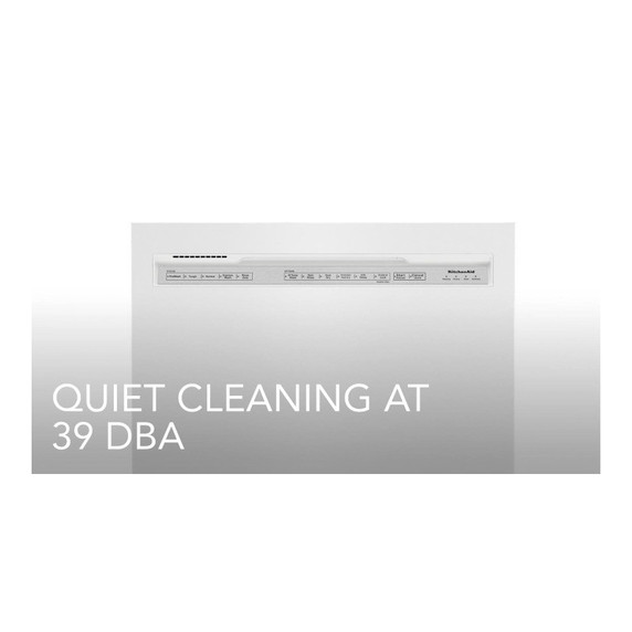 Openbox of KitchenAid® 39 dBA Dishwasher with Third Level Utensil Rack KDFE204KWH (2 years warranty)