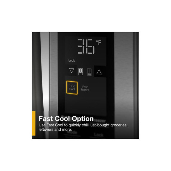 OPEN BOX Whirlpool® 36-Inch French Door Refrigerator with Ice Maker - 31 cu. ft. WRFF3136SZ (2 years warranty)