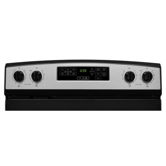 OPENBOX of 30-inch Amana® Electric Range with Self-Clean Option YAER6603SMS (2 years warranty)