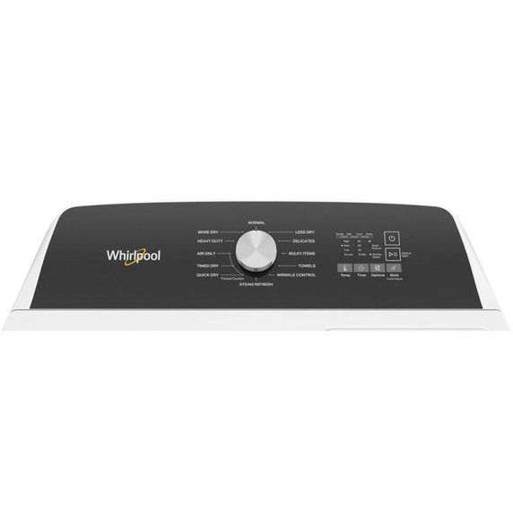 OPENBOX of Whirlpool® 7.0 Cu. Ft. Top Load Electric Moisture Sensing Dryer with Steam YWED5050LW (2 years warranty)