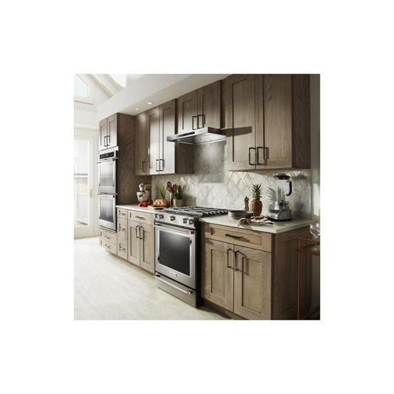 Openbox of Kitchenaid® 30-Inch 5-Burner Gas Convection Front Control Range KSGG700ESS (2 years warranty)