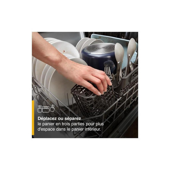 Openbox of Whirlpool® 24” Stainless Steel Dishwasher with AI Intelligent Wash - 47 dBA WDTA50SAKZ (2 years warranty)