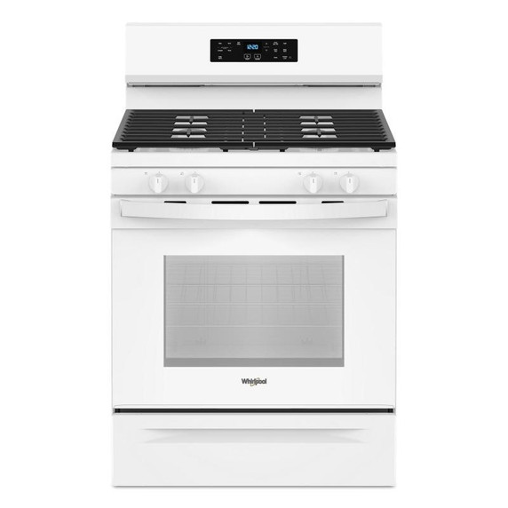 Openbox of Whirlpool® 30-inch Self Clean Gas Range with No Preheat Mode WFGS3530RW (2 years warranty)