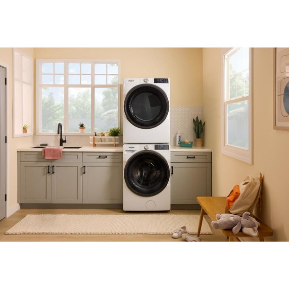 OPEN BOX  Whirlpool® 5.2 cu. ft. Smart Front Load ENERGY STAR® Certified Washer with FreshFlow™ Vent System WFW5720RW(2 years warranty)