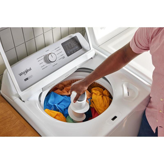 Openbox of 4.8 - 4.9 Cu. Ft. Whirlpool® Top Load Washer with 2-in-1 Removable Agitator. WTW4107SW (2 years warranty)