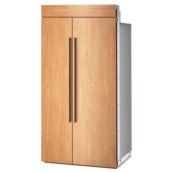 Kitchenaid® 25.5 Cu. Ft. 42" Built-In Panel-Ready Side-by-Side Refrigerator with Platinum Interior KBSN742TPA