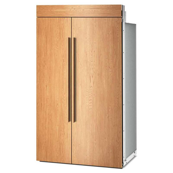 Kitchenaid® 30 Cu. Ft. 48" Built-In Panel-Ready Side-by-Side Refrigerator with Platinum Interior KBSN748TPA